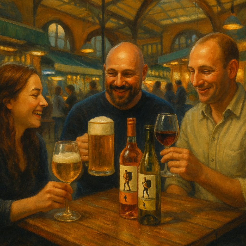 Genieße den Abend wie in Frankreich – mit frisch gezapftem Pilsner Urquell und französischen Weinen bei Tastavin, deiner Weinbar in Berlin Moabit